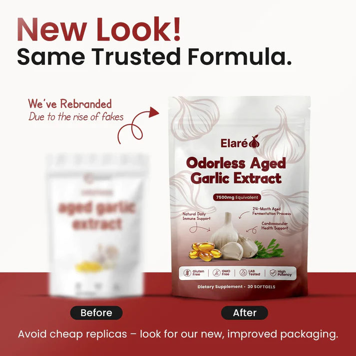 Aged Garlic Extract – 7500mg Odorless Softgels