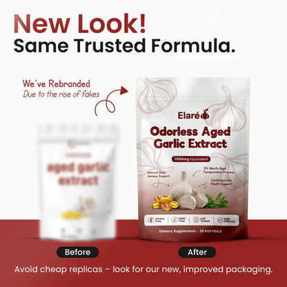 Aged Garlic Extract – 7500mg Odorless Softgels
