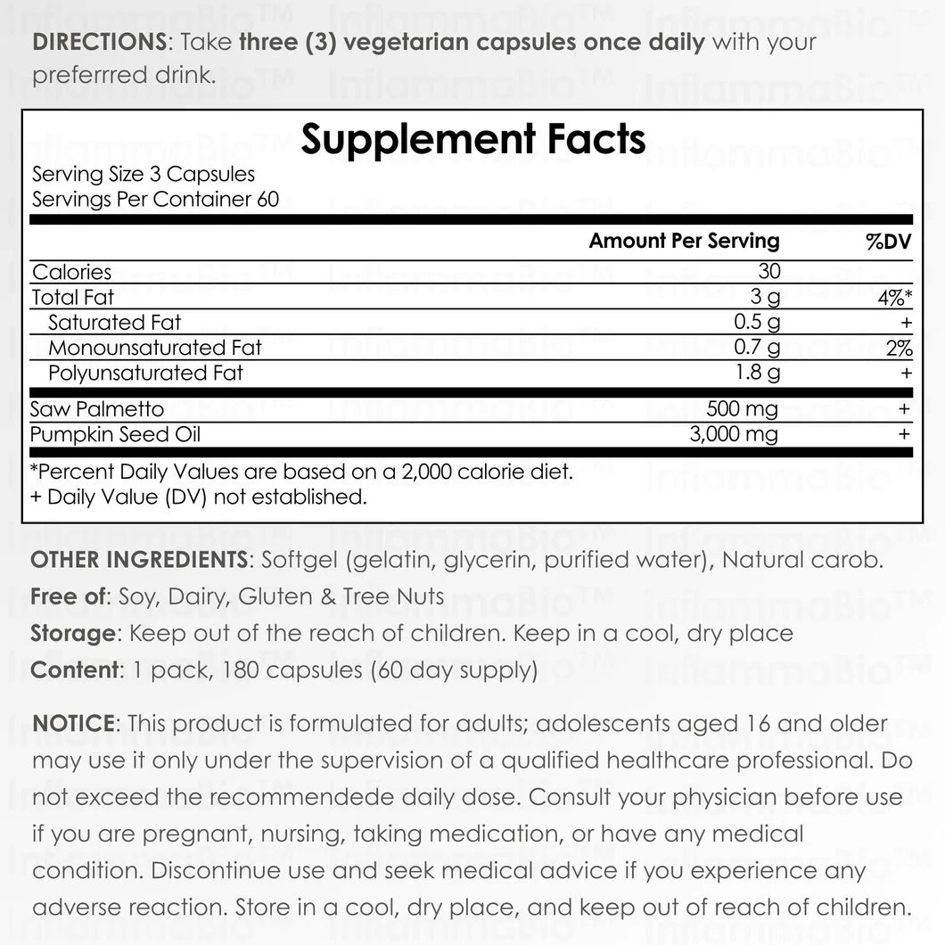 Pumpkin Seed Oil Softgels